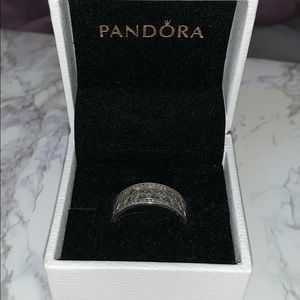 Pandora Vintage Fascination Ring, Clear CZ